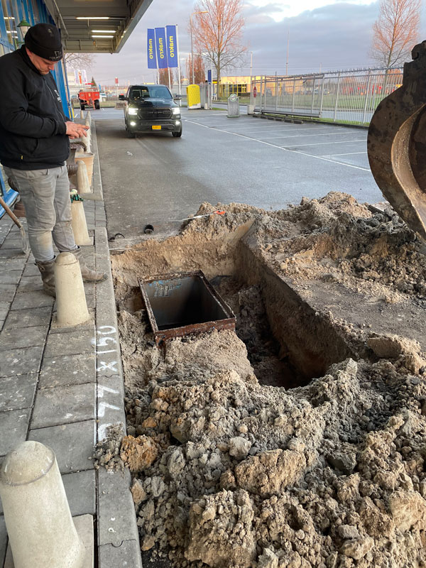 vetput vervangen bij makro leeuwarden uitgraven